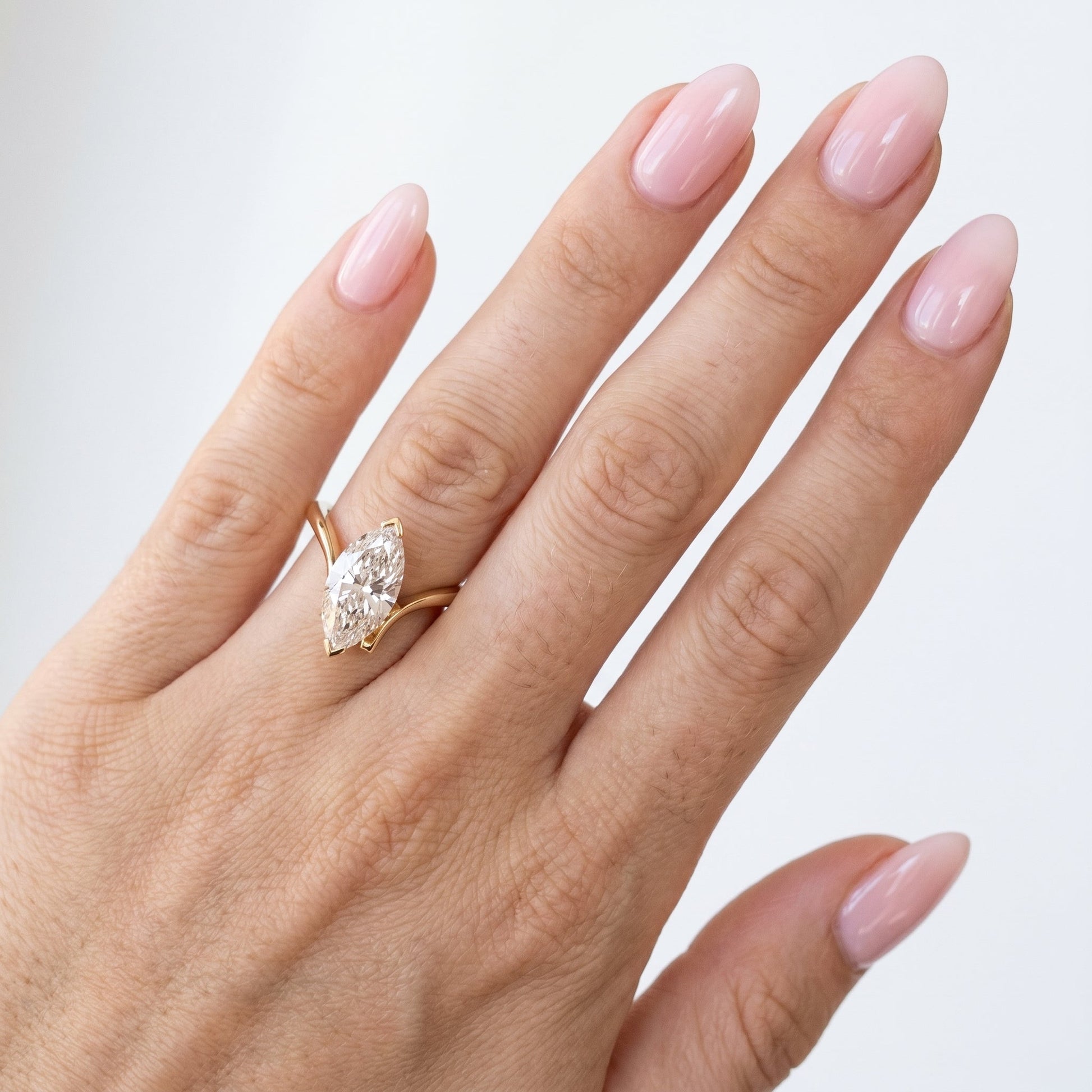 Oval Solitaire Engagement Ring – 2 CT Lab Grown Diamond