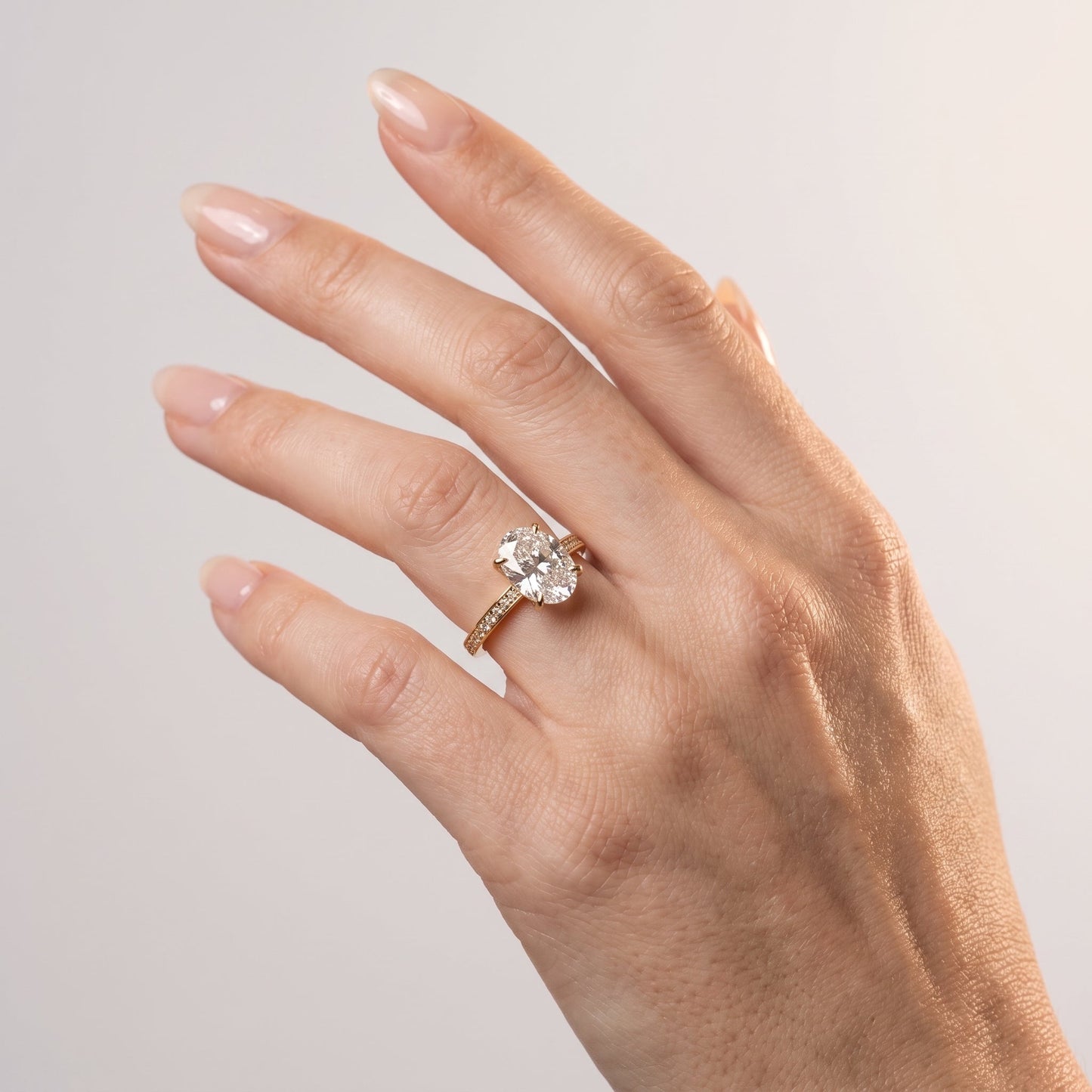 Marquise Swirl Solitaire Engagement Ring – 1 CT Lab Grown Diamond