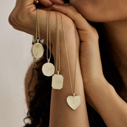 Fingerprint Dog Pendant Necklace