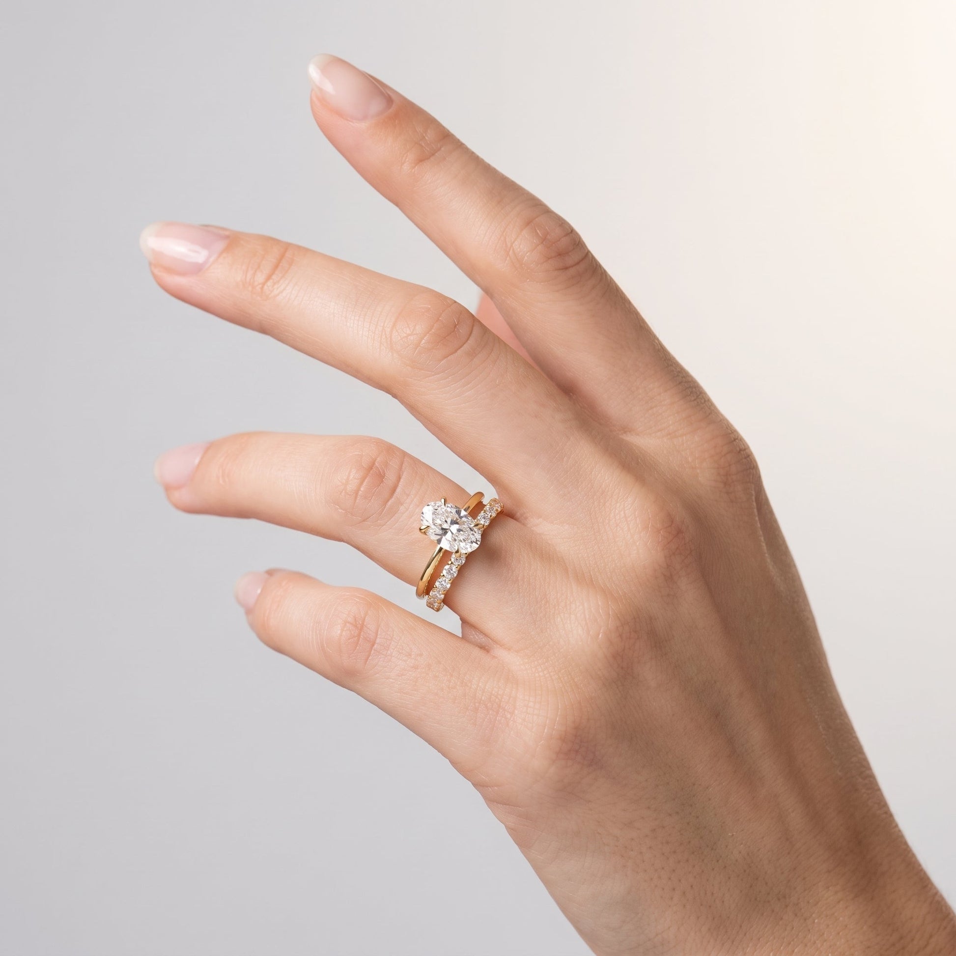 Marquise Swirl Solitaire Engagement Ring – 1 CT Lab Grown Diamond