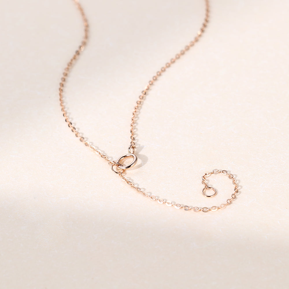 2.20 TCW Round Moissanite Diamond Cluster Halo Pendant Necklace in Solid Gold 4