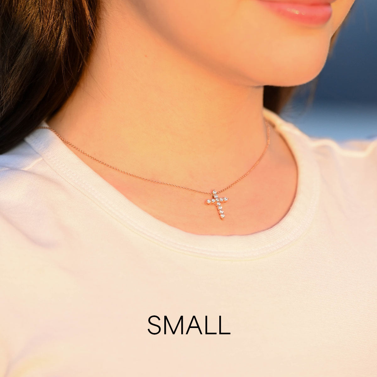 Classic 1.0 TCW Moissanite Diamond Solitaire Pendant Necklace in Solid Gold 10