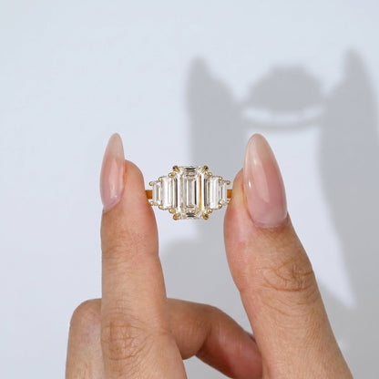 Marquise Swirl Solitaire Engagement Ring – 1 CT Lab Grown Diamond