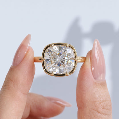 Marquise Swirl Solitaire Engagement Ring – 1 CT Lab Grown Diamond