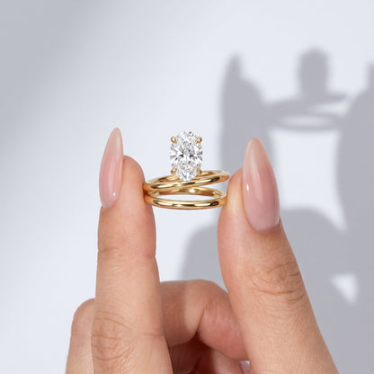 Marquise Swirl Solitaire Engagement Ring – 1 CT Lab Grown Diamond