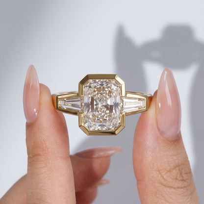 Marquise Swirl Solitaire Engagement Ring – 1 CT Lab Grown Diamond