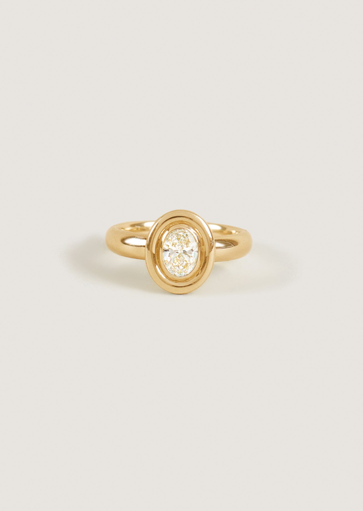 Marquise Shaped Three Stone Lab Grown Diamond Engagement Ring