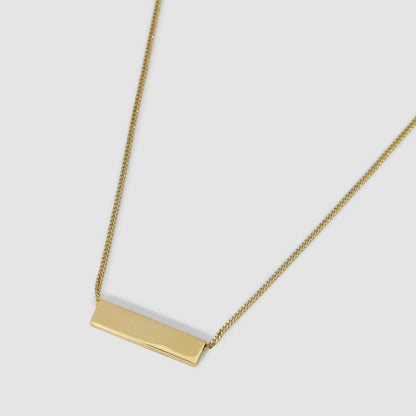 Engravable Pendant Necklace