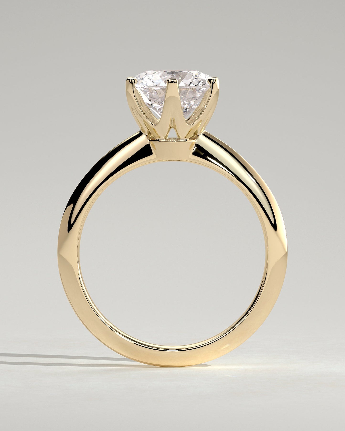 Round Halo, Pave & Split Shank Engagement Ring – 1.93 CT Lab Grown Diamond