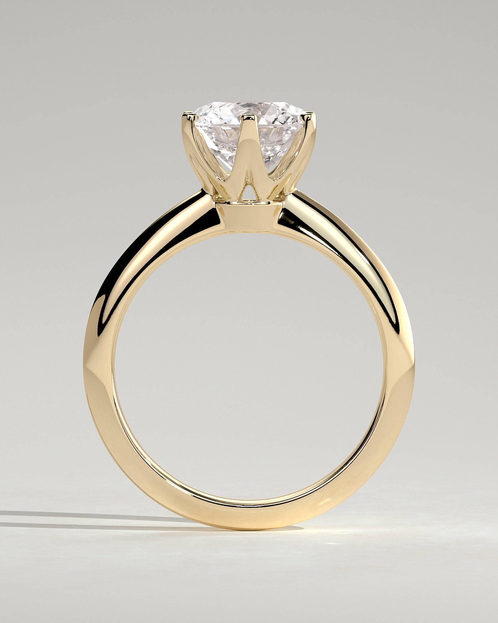 Round Halo, Pave & Split Shank Engagement Ring – 1.93 CT Lab Grown Diamond