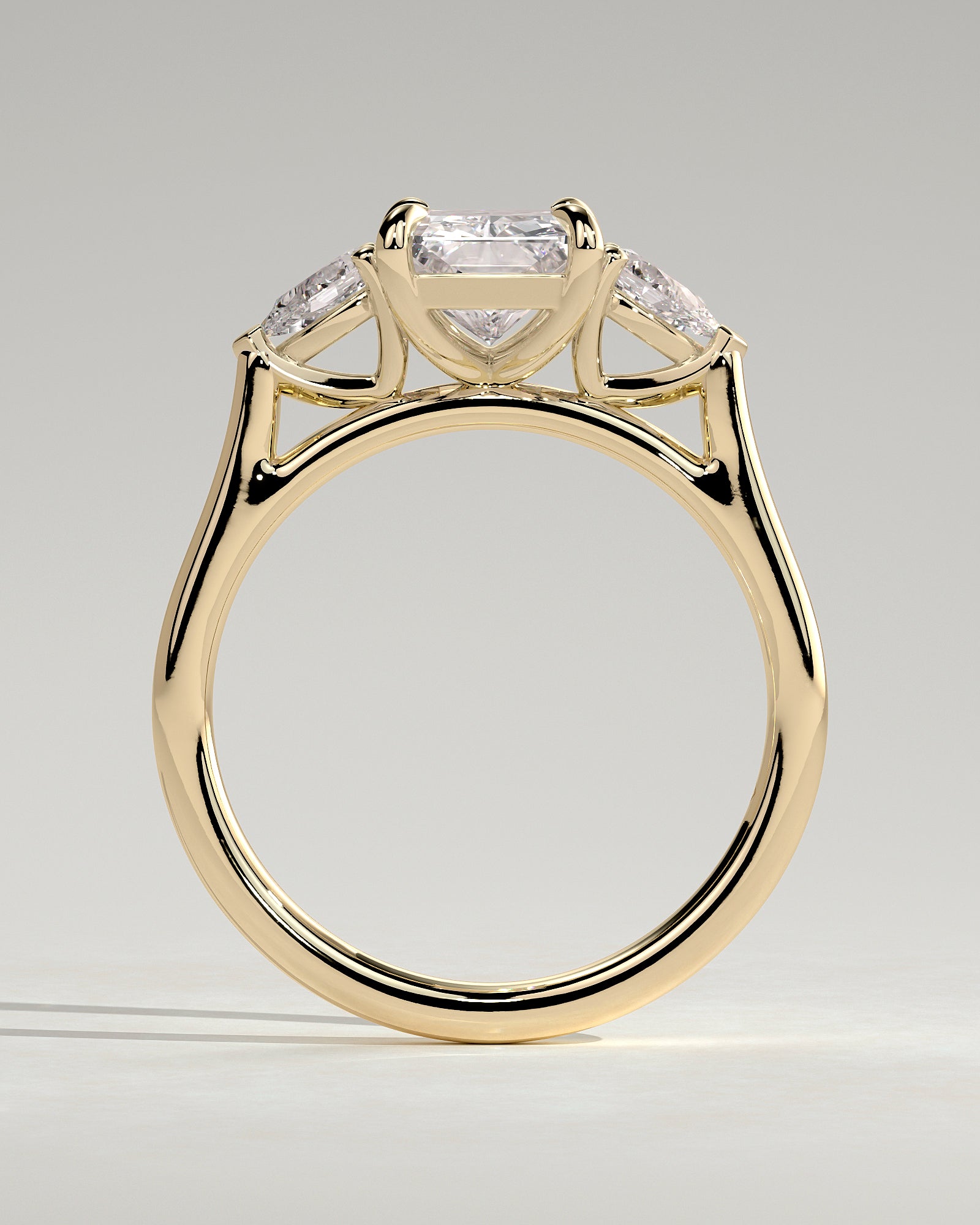 Round Halo, Pave & Split Shank Engagement Ring – 1.93 CT Lab Grown Diamond