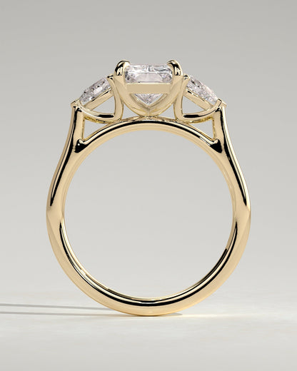Round Halo, Pave & Split Shank Engagement Ring – 1.93 CT Lab Grown Diamond