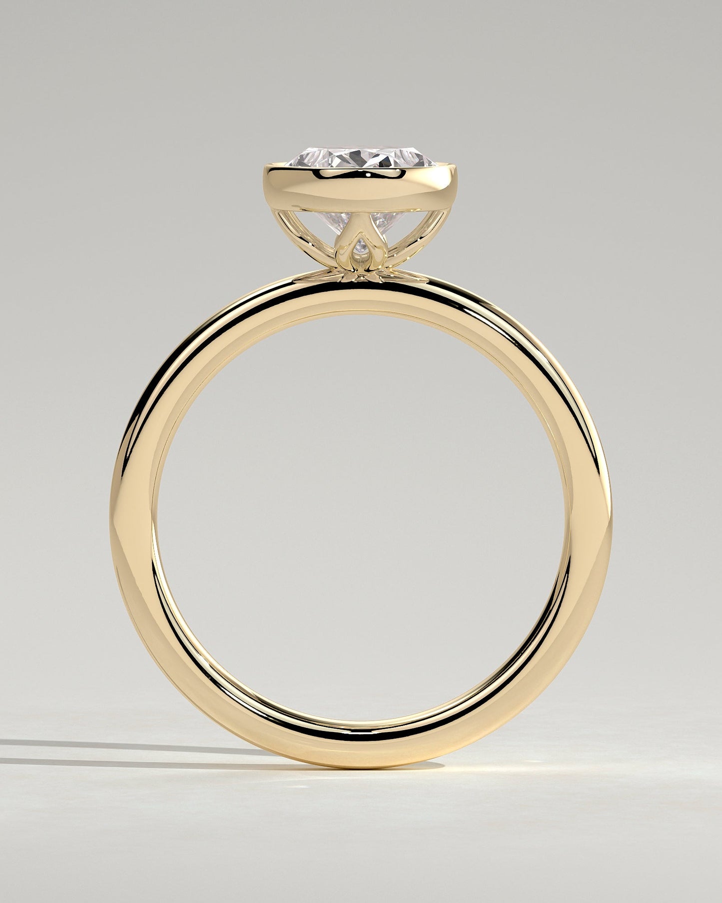 Round Halo, Pave & Split Shank Engagement Ring – 1.93 CT Lab Grown Diamond