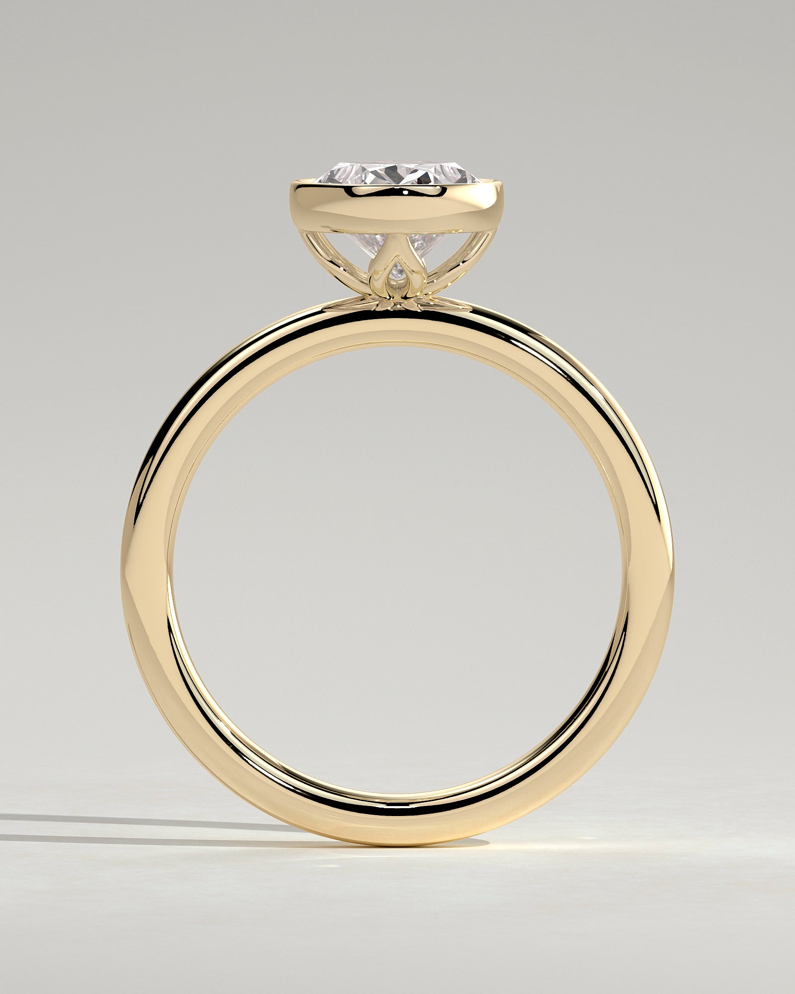 Round Halo, Pave & Split Shank Engagement Ring – 1.93 CT Lab Grown Diamond