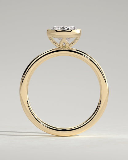 Round Halo, Pave & Split Shank Engagement Ring – 1.93 CT Lab Grown Diamond
