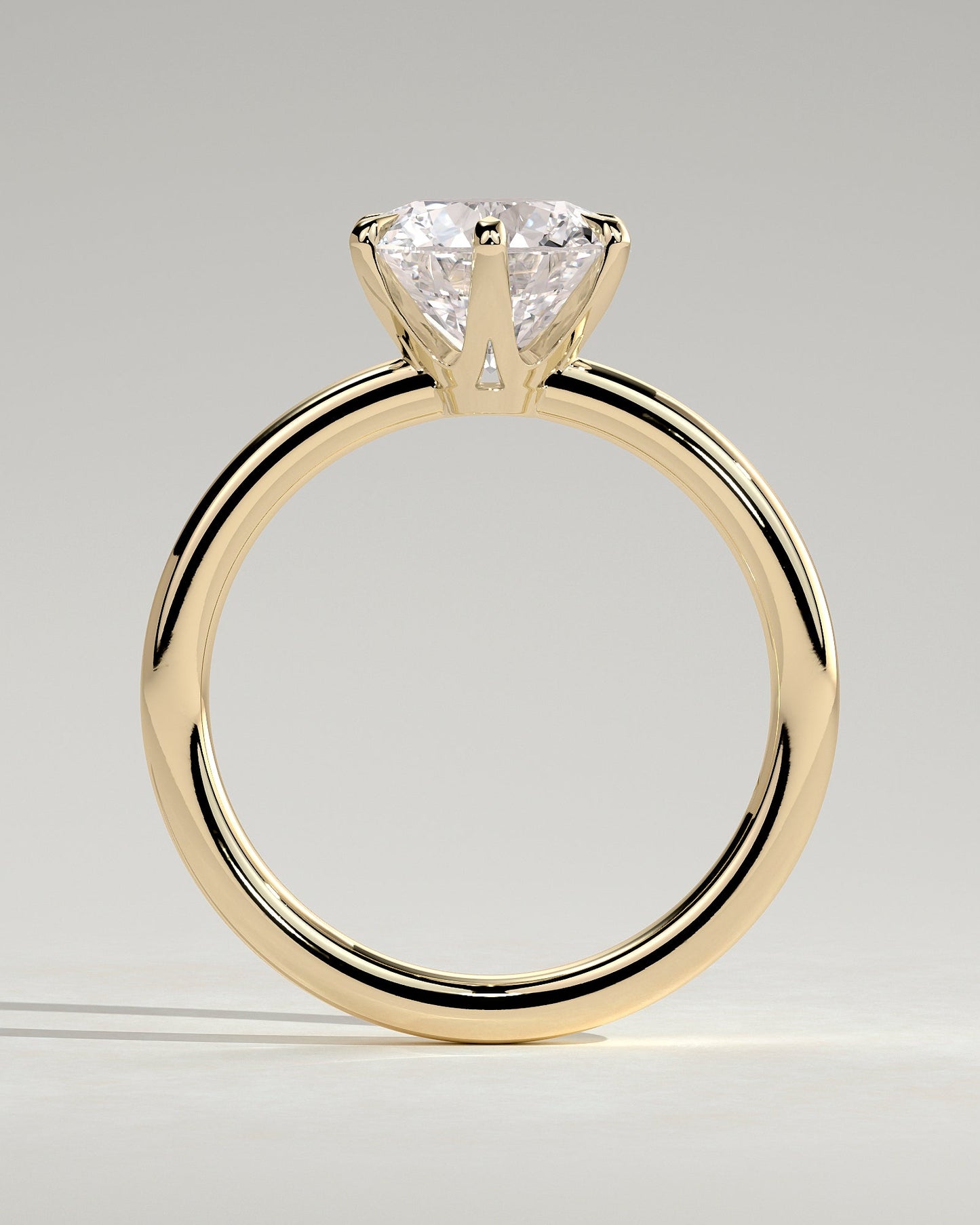 Round Halo, Pave & Split Shank Engagement Ring – 1.93 CT Lab Grown Diamond