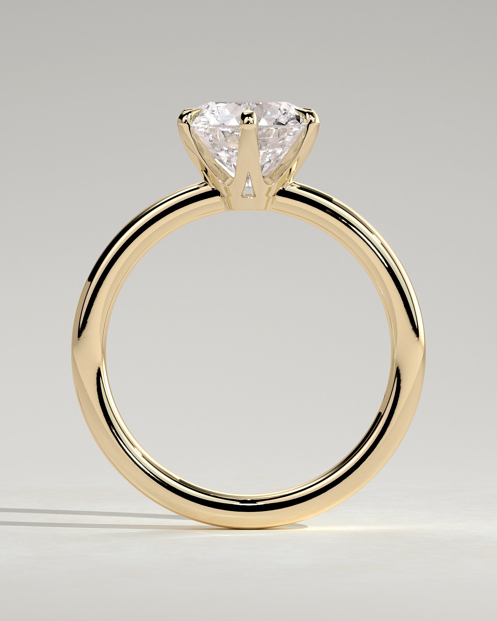Round Halo, Pave & Split Shank Engagement Ring – 1.93 CT Lab Grown Diamond