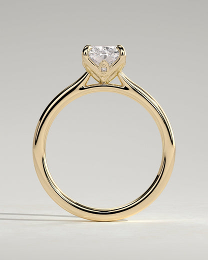 Round Halo, Pave & Split Shank Engagement Ring – 1.93 CT Lab Grown Diamond