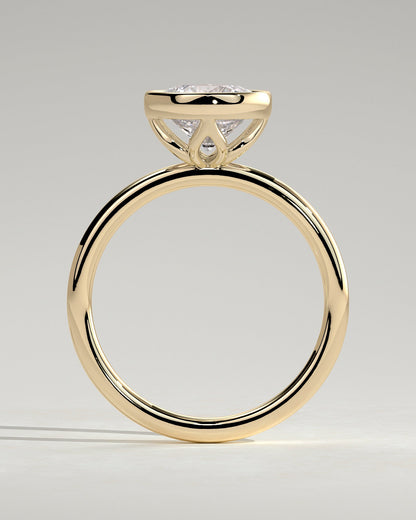 Round Halo, Pave & Split Shank Engagement Ring – 1.93 CT Lab Grown Diamond