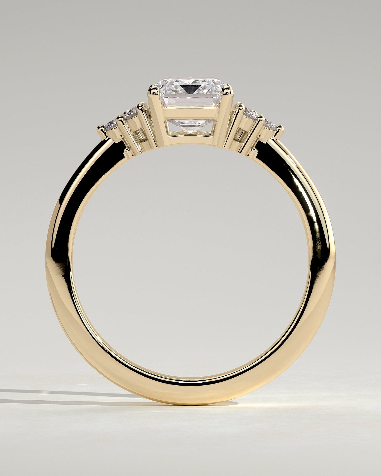Round Halo, Pave & Split Shank Engagement Ring – 1.93 CT Lab Grown Diamond
