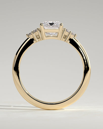 Round Halo, Pave & Split Shank Engagement Ring – 1.93 CT Lab Grown Diamond