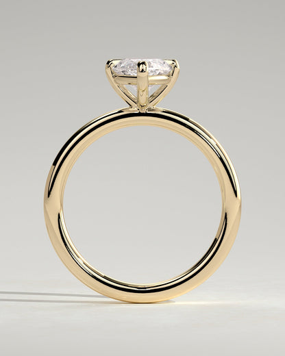 Round Halo, Pave & Split Shank Engagement Ring – 1.93 CT Lab Grown Diamond