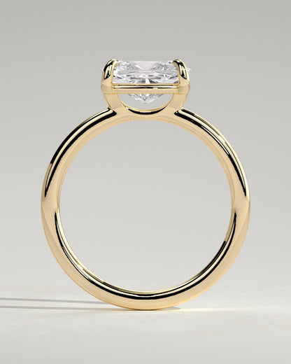 Round Halo, Pave & Split Shank Engagement Ring – 1.93 CT Lab Grown Diamond