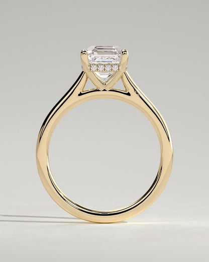 Round Halo, Pave & Split Shank Engagement Ring – 1.93 CT Lab Grown Diamond