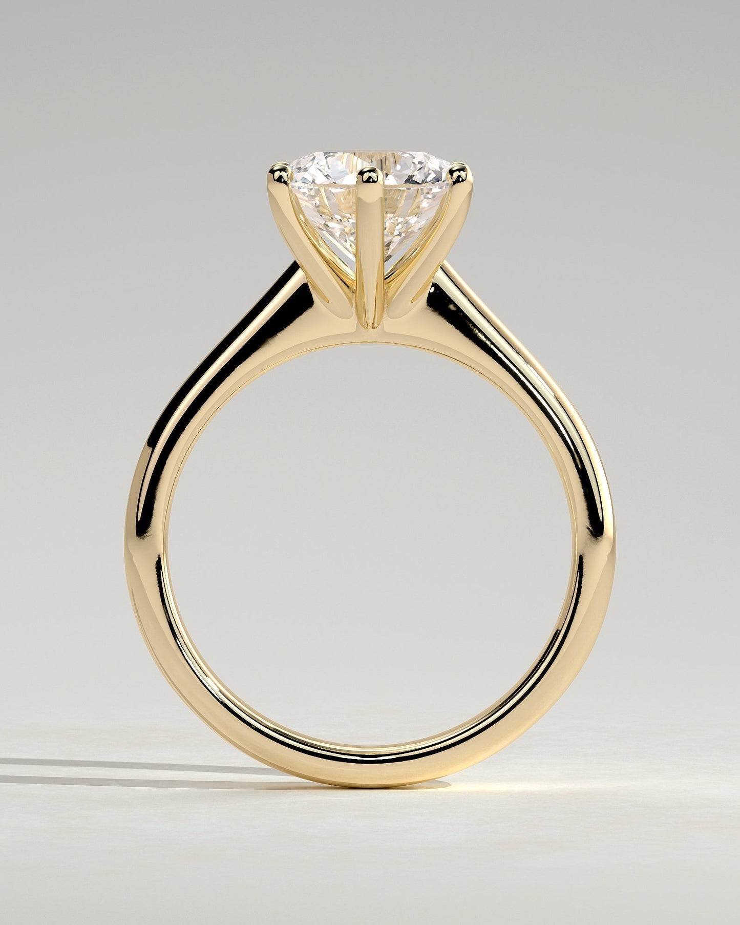 Round Halo, Pave & Split Shank Engagement Ring – 1.93 CT Lab Grown Diamond