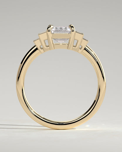 Round Halo, Pave & Split Shank Engagement Ring – 1.93 CT Lab Grown Diamond