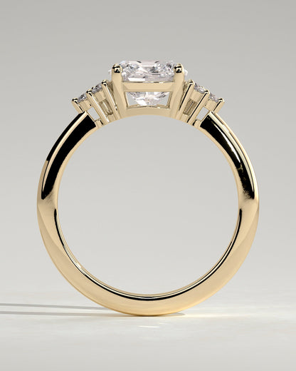 Round Halo, Pave & Split Shank Engagement Ring – 1.93 CT Lab Grown Diamond