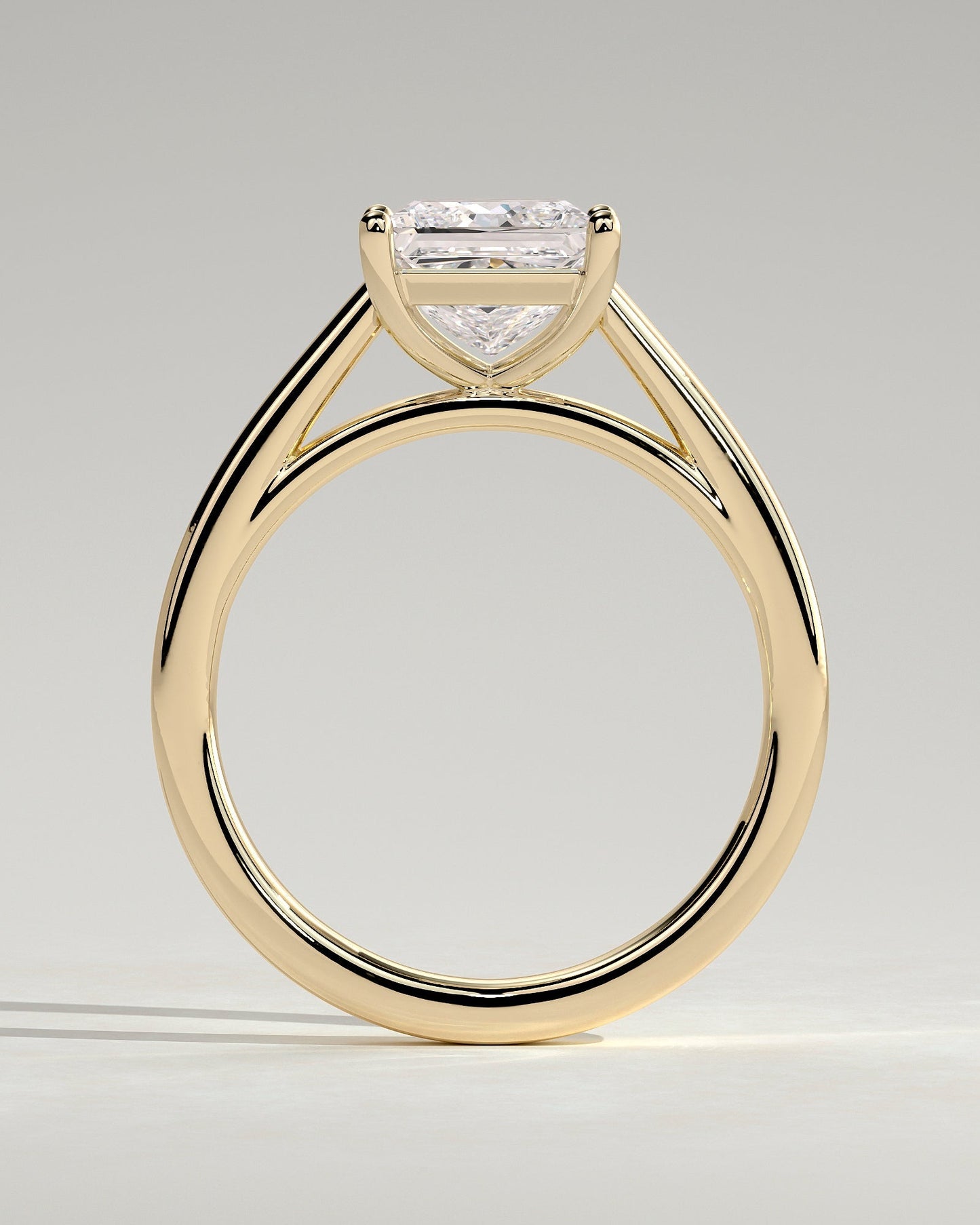 Round Halo, Pave & Split Shank Engagement Ring – 1.93 CT Lab Grown Diamond