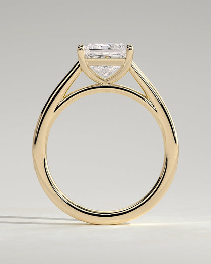 Round Halo, Pave & Split Shank Engagement Ring – 1.93 CT Lab Grown Diamond