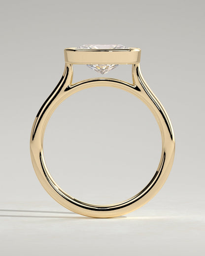 Round Halo, Pave & Split Shank Engagement Ring – 1.93 CT Lab Grown Diamond