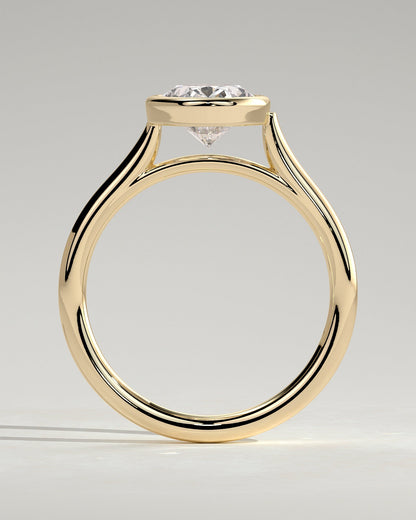 Round Halo, Pave & Split Shank Engagement Ring – 1.93 CT Lab Grown Diamond