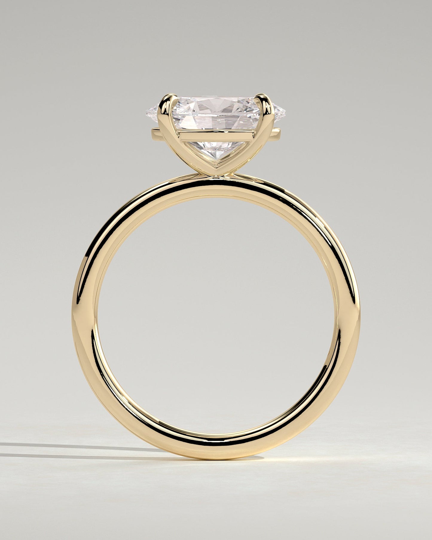 Round Halo, Pave & Split Shank Engagement Ring – 1.93 CT Lab Grown Diamond