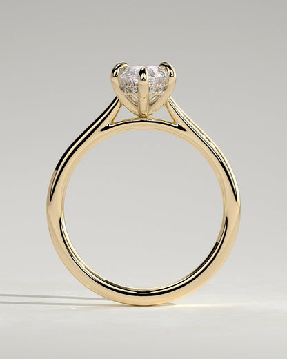 Round Halo, Pave & Split Shank Engagement Ring – 1.93 CT Lab Grown Diamond