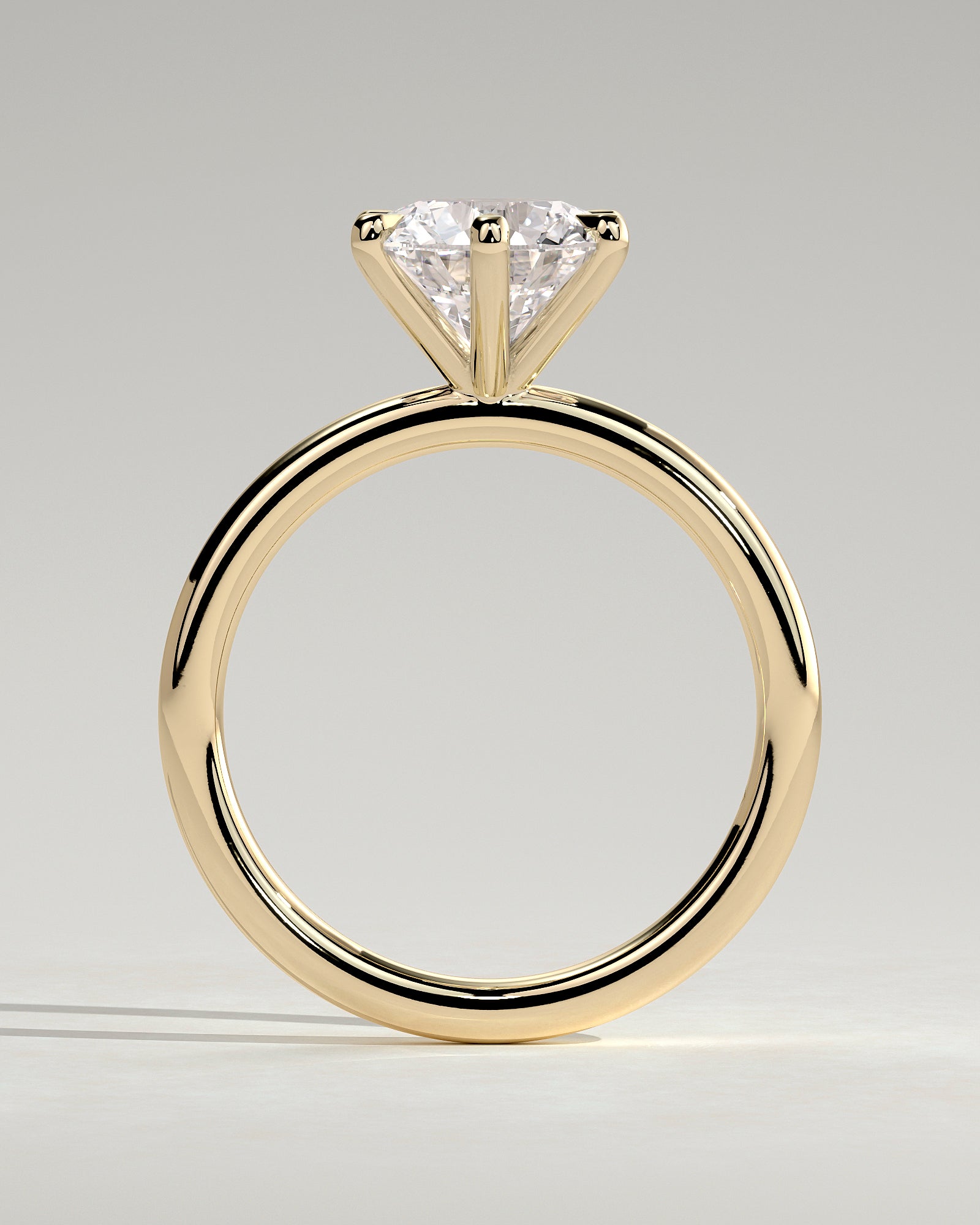 Round Halo, Pave & Split Shank Engagement Ring – 1.93 CT Lab Grown Diamond
