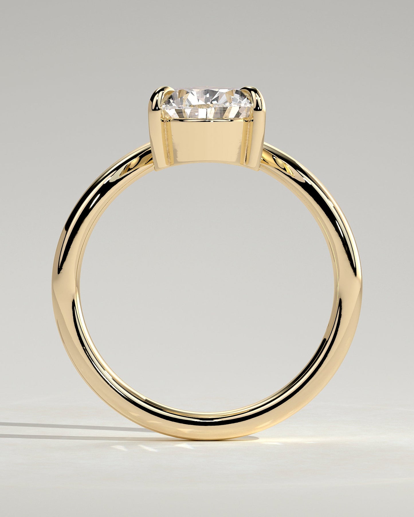 Round Halo, Pave & Split Shank Engagement Ring – 1.93 CT Lab Grown Diamond