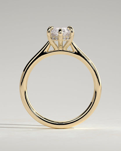Round Halo, Pave & Split Shank Engagement Ring – 1.93 CT Lab Grown Diamond
