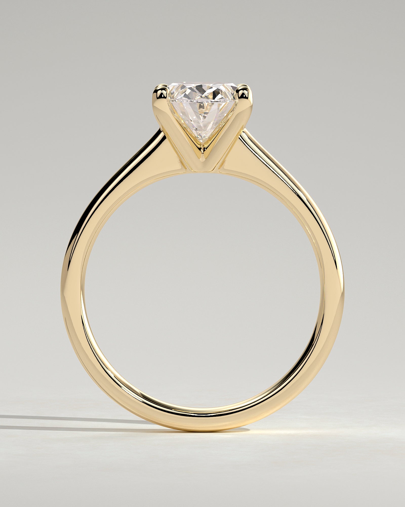 Round Halo, Pave & Split Shank Engagement Ring – 1.93 CT Lab Grown Diamond