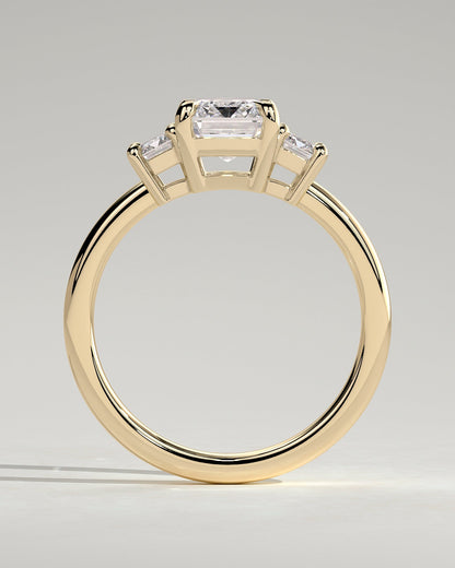 Round Halo, Pave & Split Shank Engagement Ring – 1.93 CT Lab Grown Diamond