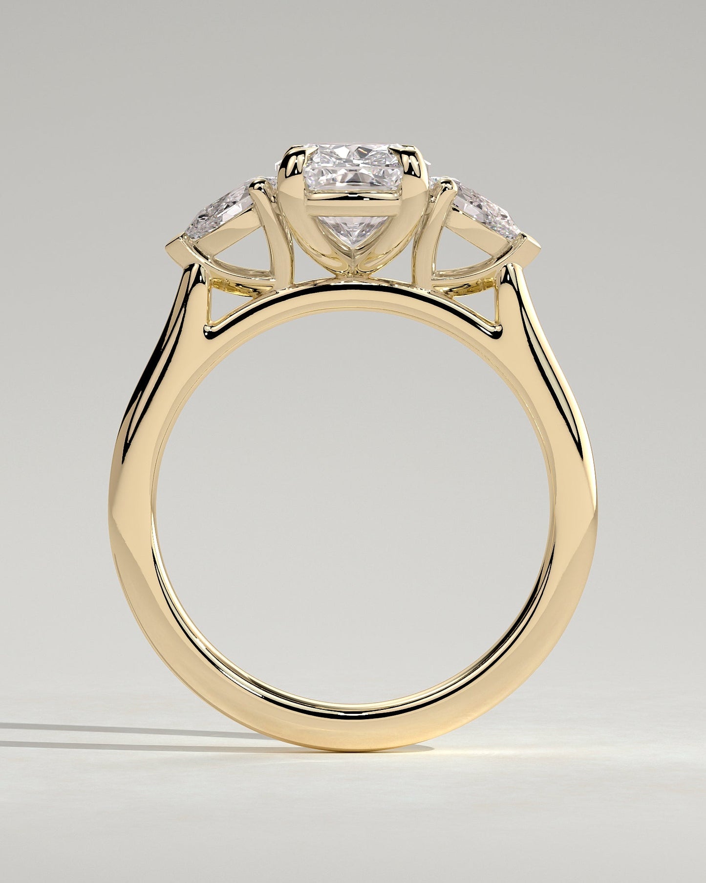Round Halo, Pave & Split Shank Engagement Ring – 1.93 CT Lab Grown Diamond