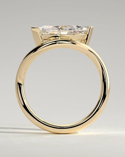 Round Halo, Pave & Split Shank Engagement Ring – 1.93 CT Lab Grown Diamond