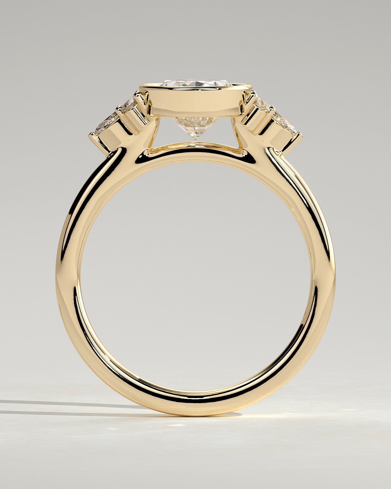 Round Halo, Pave & Split Shank Engagement Ring – 1.93 CT Lab Grown Diamond