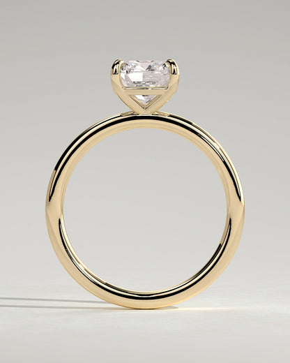 Round Halo, Pave & Split Shank Engagement Ring – 1.93 CT Lab Grown Diamond
