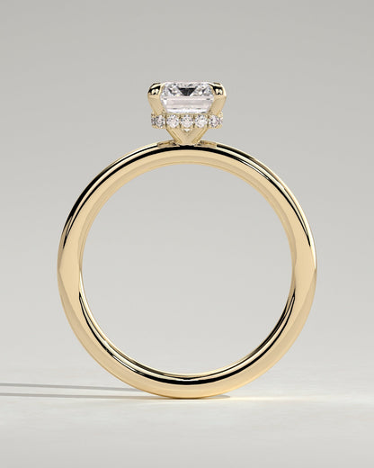 Round Halo, Pave & Split Shank Engagement Ring – 1.93 CT Lab Grown Diamond