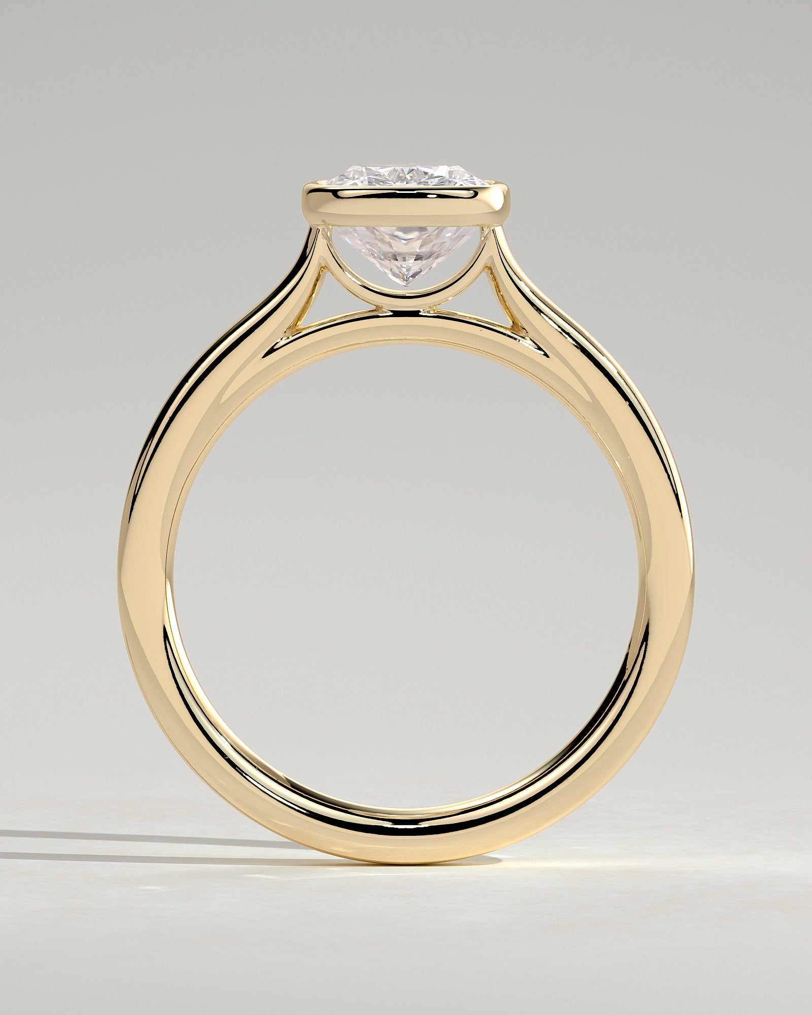Round Halo, Pave & Split Shank Engagement Ring – 1.93 CT Lab Grown Diamond