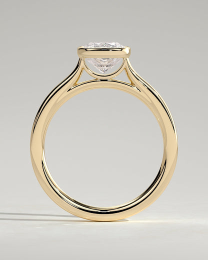 Round Halo, Pave & Split Shank Engagement Ring – 1.93 CT Lab Grown Diamond