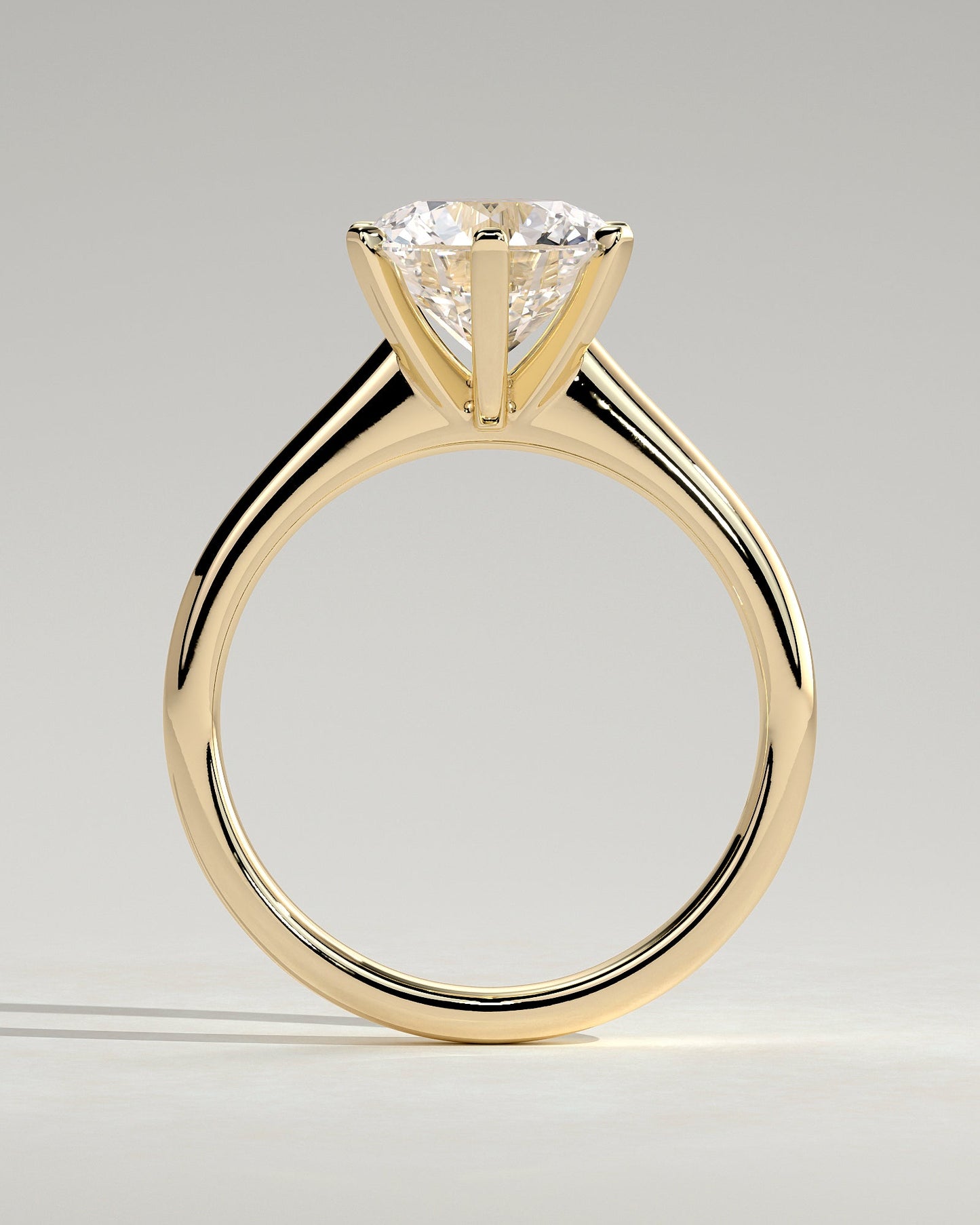 Round Halo, Pave & Split Shank Engagement Ring – 1.93 CT Lab Grown Diamond